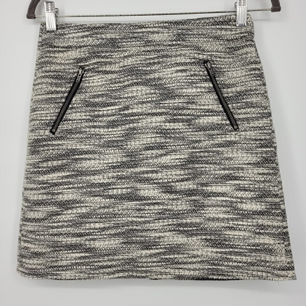 Loft | Zip Pocket Tweed Skirt